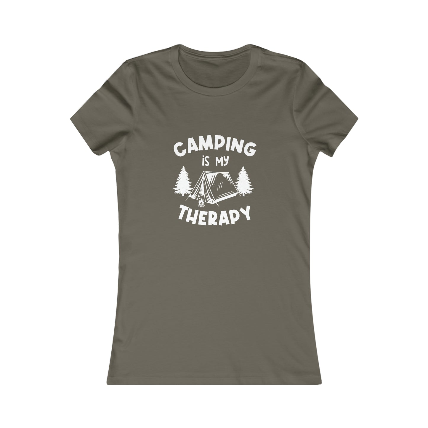 Camping Is My Therapy  -  Women's Tee