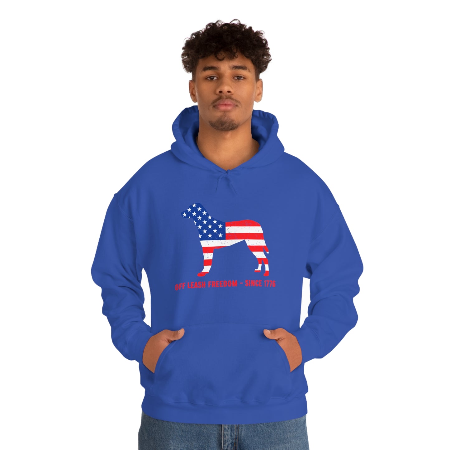 Off Leash Freedom - Unisex  Hooded Sweatshirt