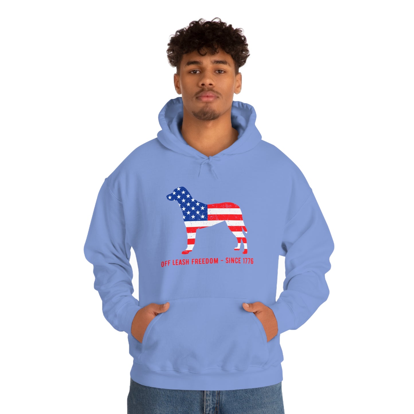 Off Leash Freedom - Unisex  Hooded Sweatshirt