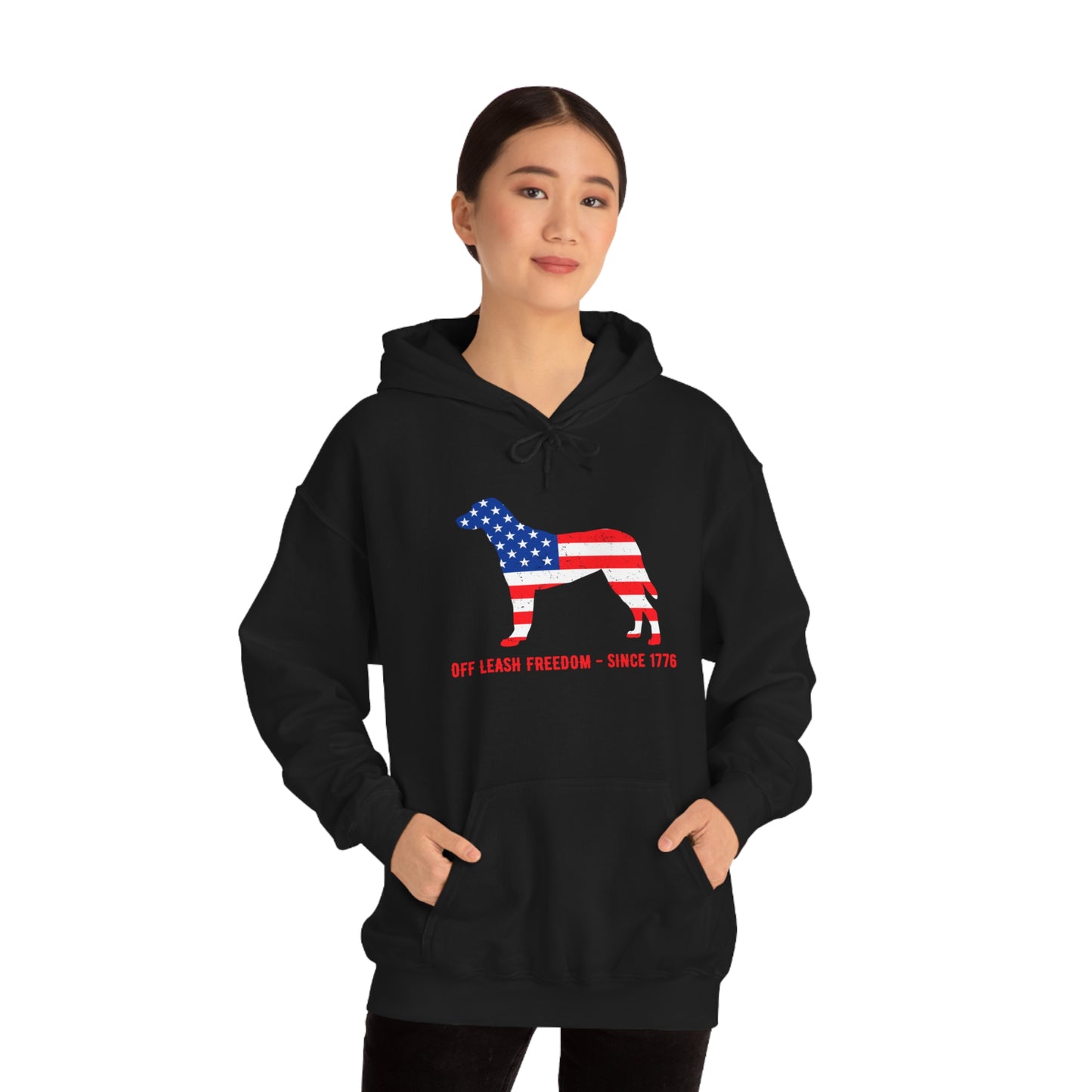 Off Leash Freedom - Unisex  Hooded Sweatshirt