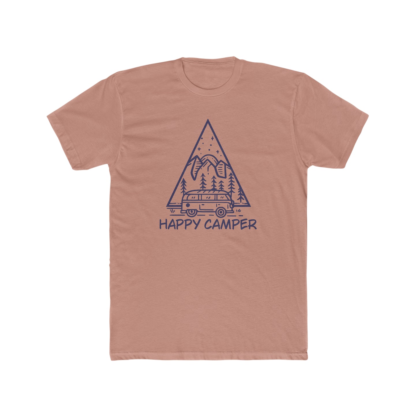 Happy Camper -  Men's Cotton Crew Tee