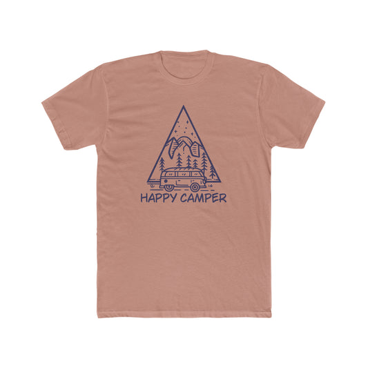 Happy Camper -  Men's Cotton Crew Tee