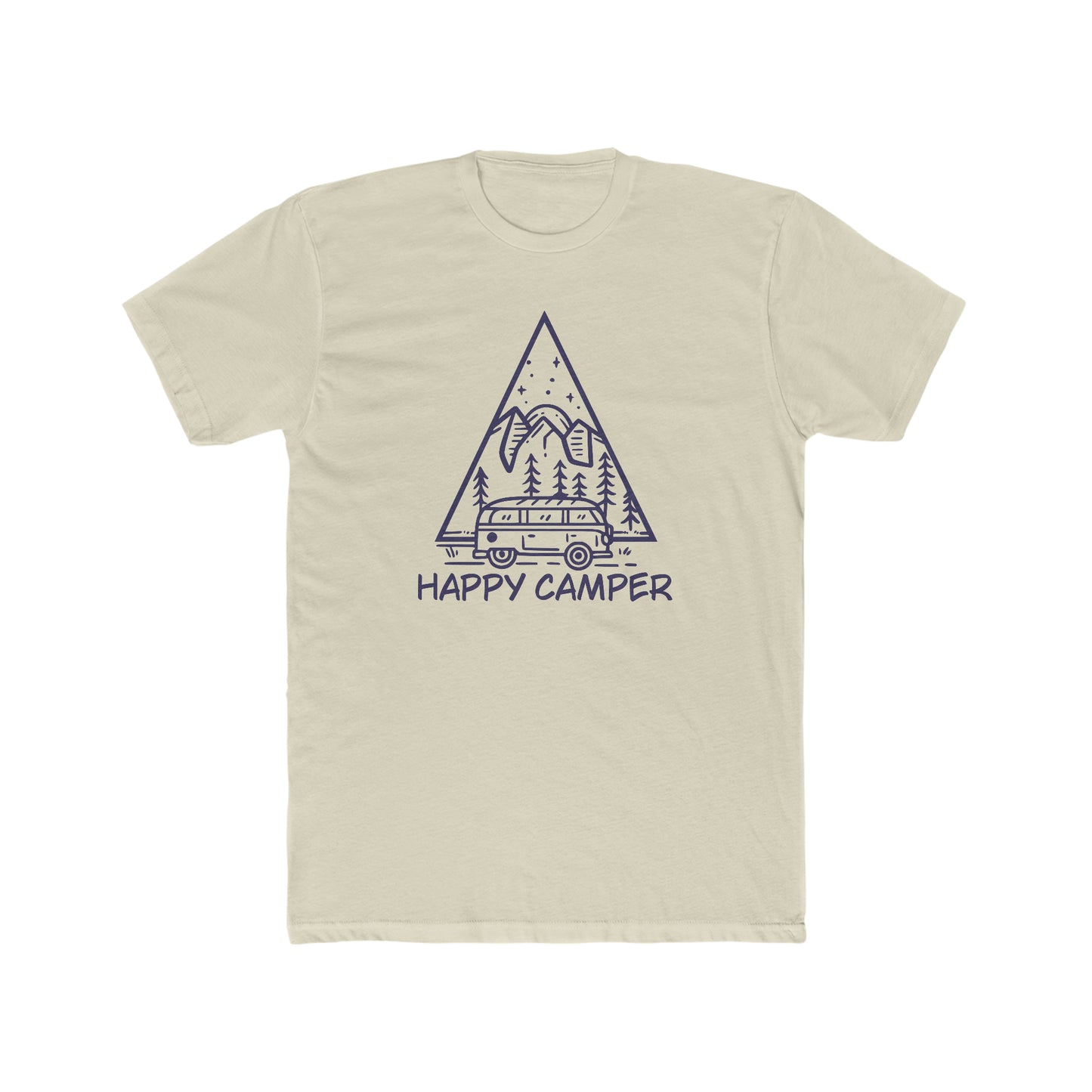 Happy Camper -  Men's Cotton Crew Tee