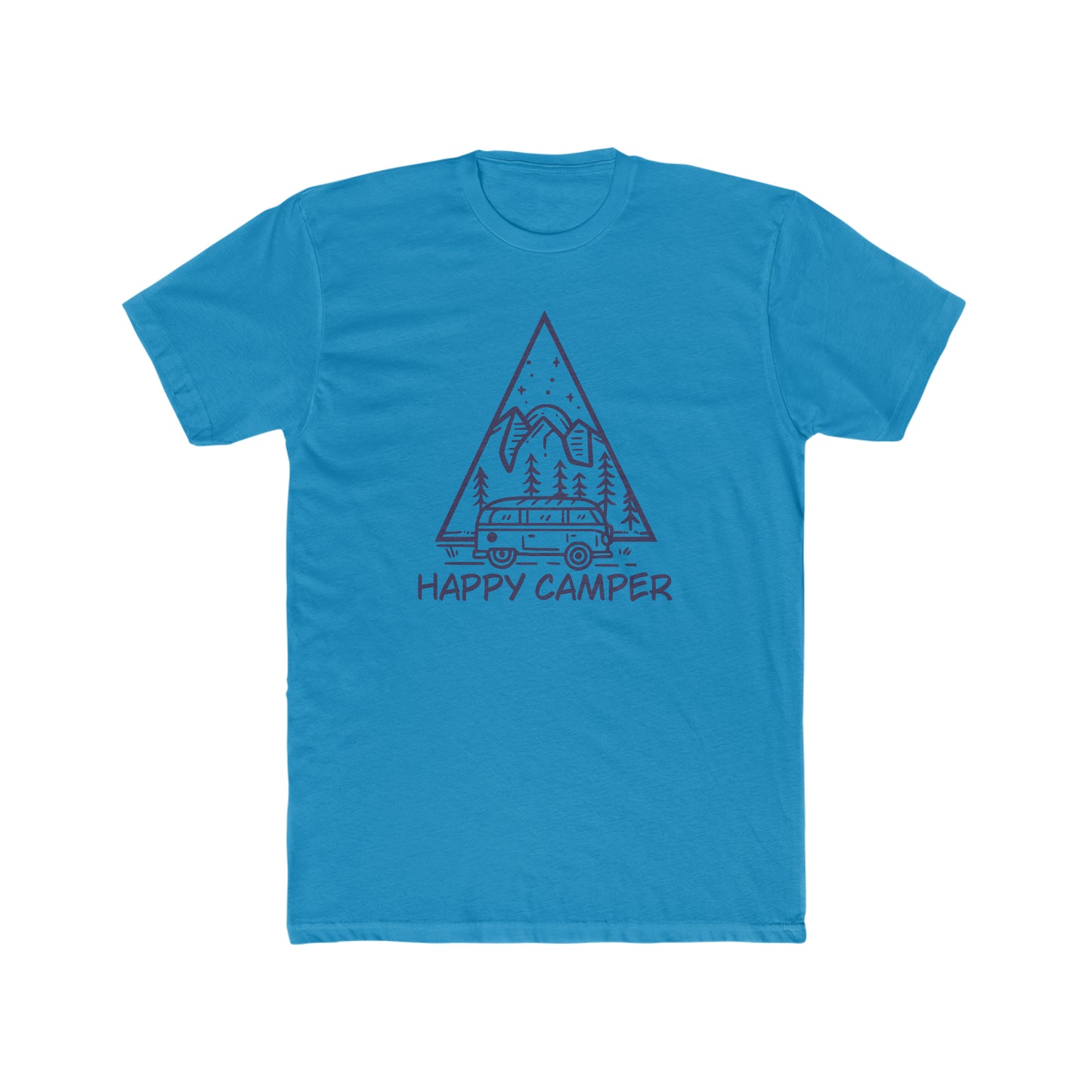 Happy Camper -  Men's Cotton Crew Tee