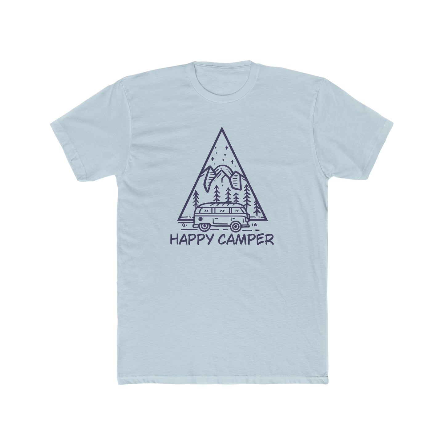 Happy Camper -  Men's Cotton Crew Tee