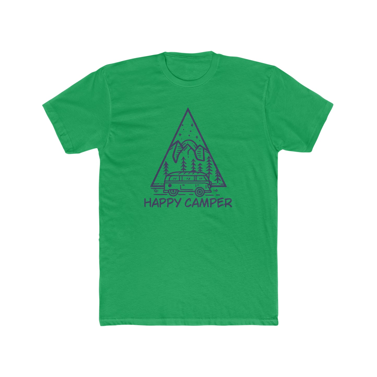 Happy Camper -  Men's Cotton Crew Tee