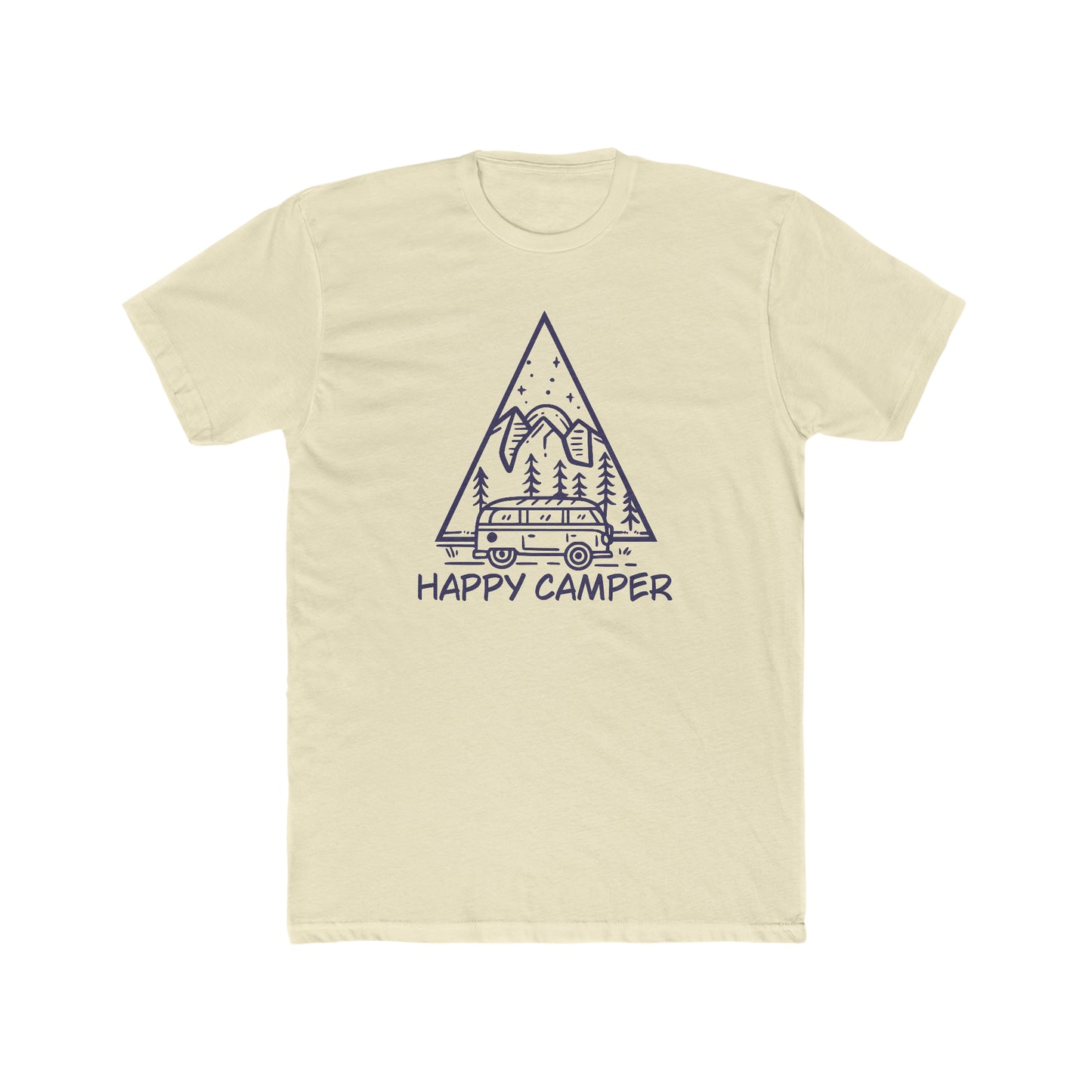 Happy Camper -  Men's Cotton Crew Tee