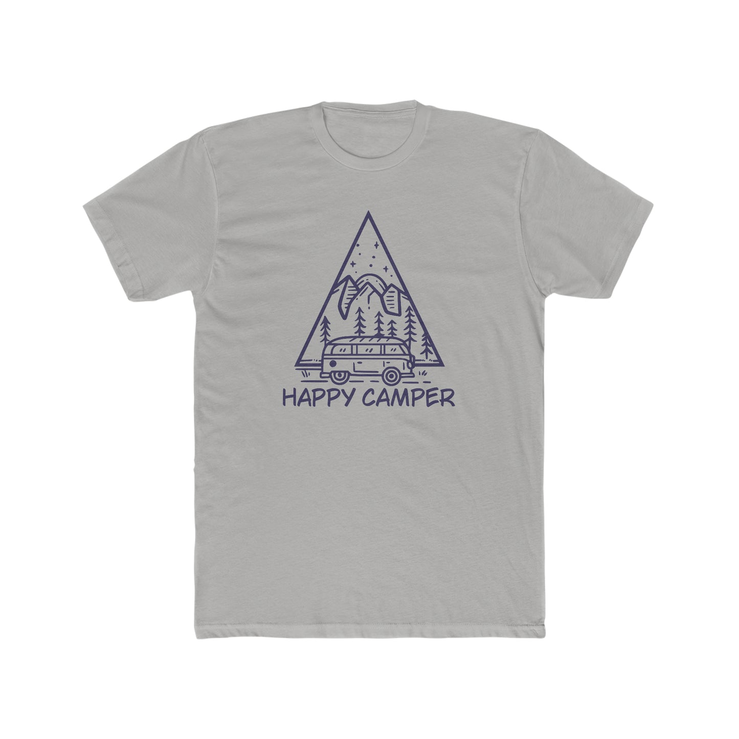 Happy Camper -  Men's Cotton Crew Tee