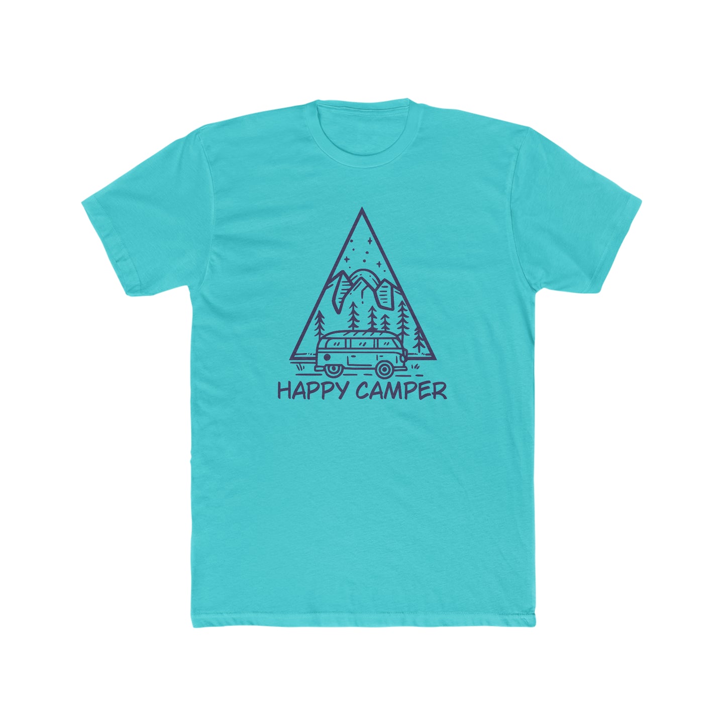 Happy Camper -  Men's Cotton Crew Tee