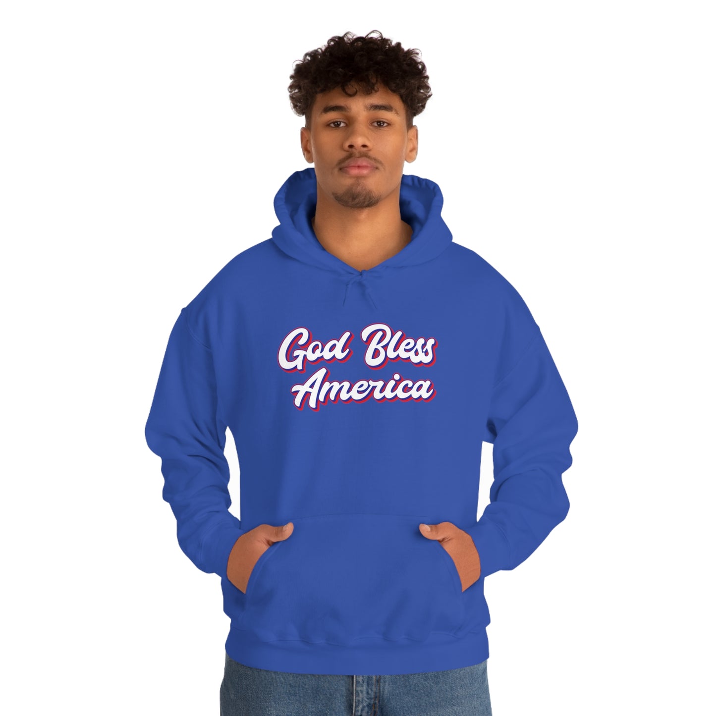 God Bless America - Unisex  Hooded Sweatshirt