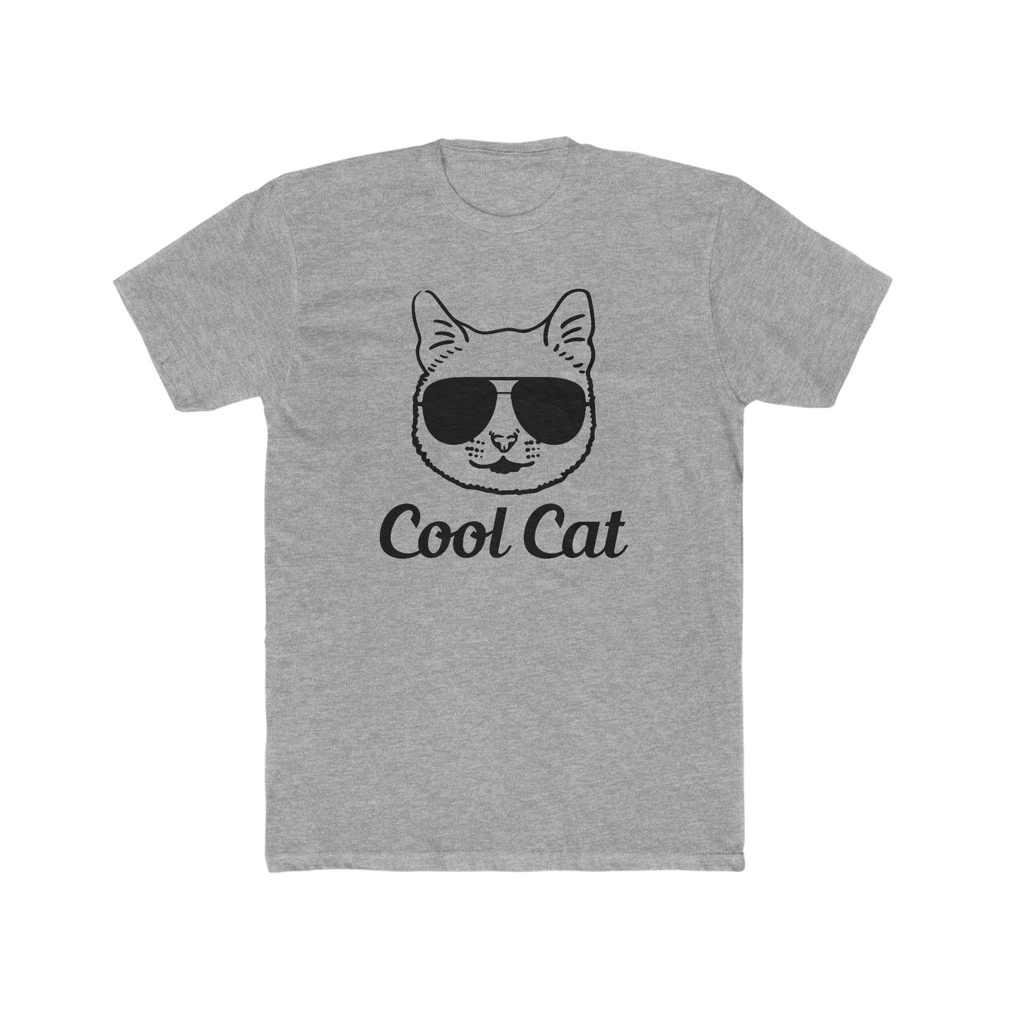 Cool Cat -  Men's Cotton Crew Tee