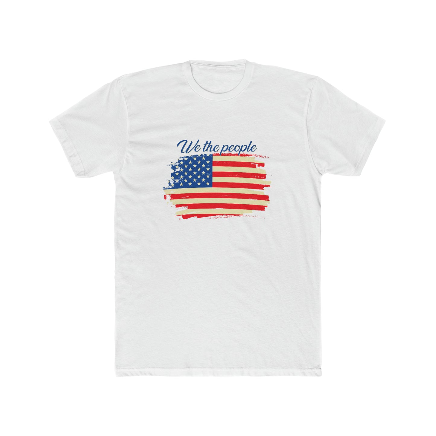 We The People -  Men's Cotton Crew Tee