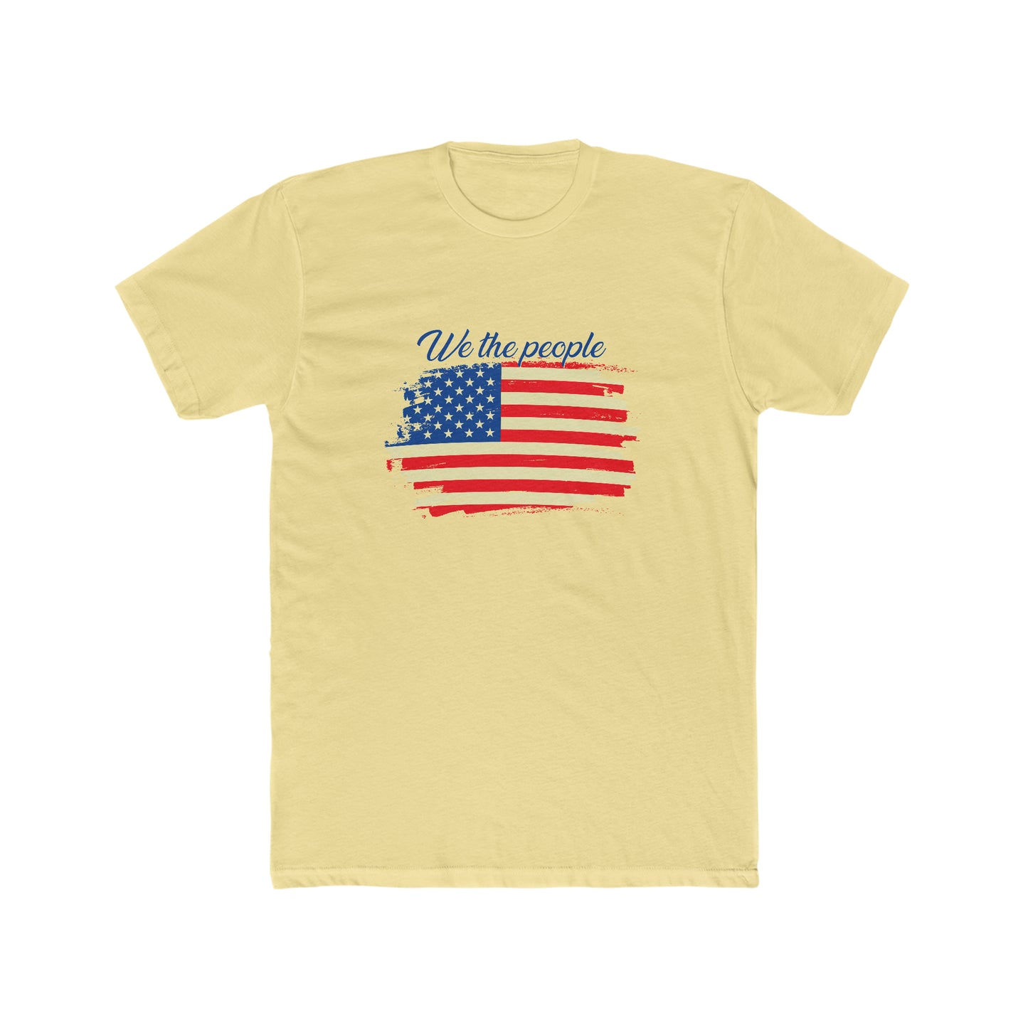 We The People -  Men's Cotton Crew Tee