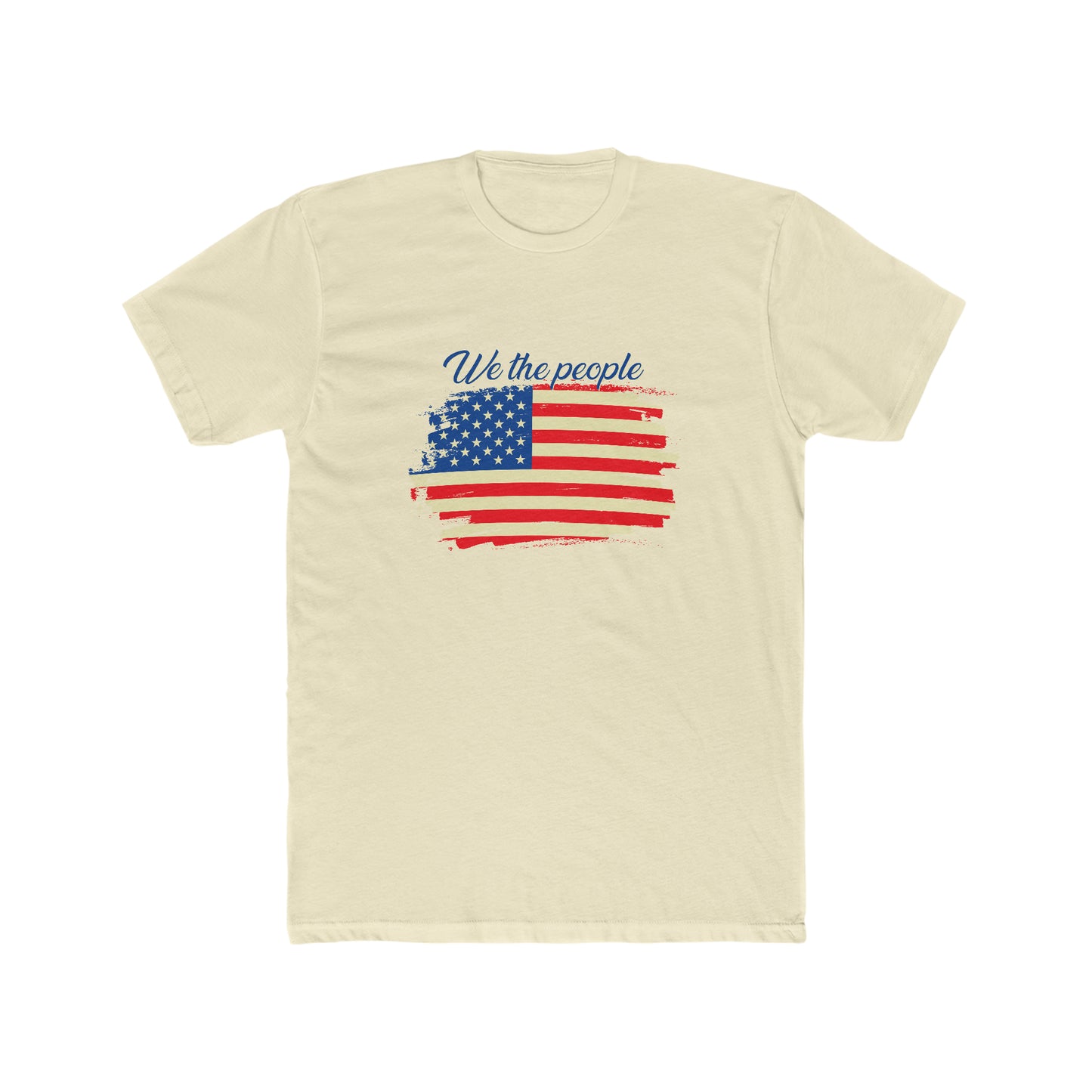 We The People -  Men's Cotton Crew Tee