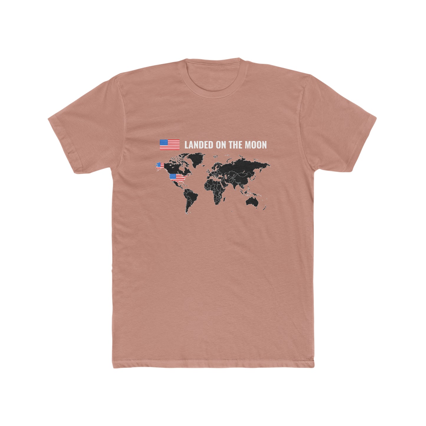 Landed On the Moon -  Men's Cotton Crew Tee