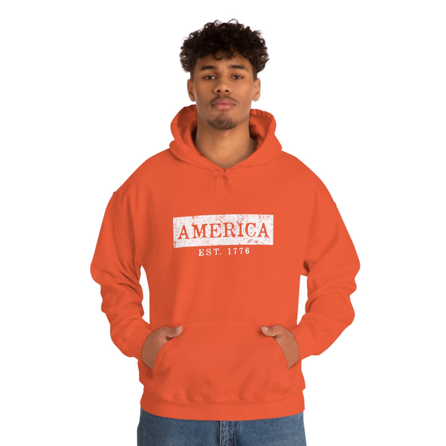 America EST 1776 - Unisex  Hooded Sweatshirt