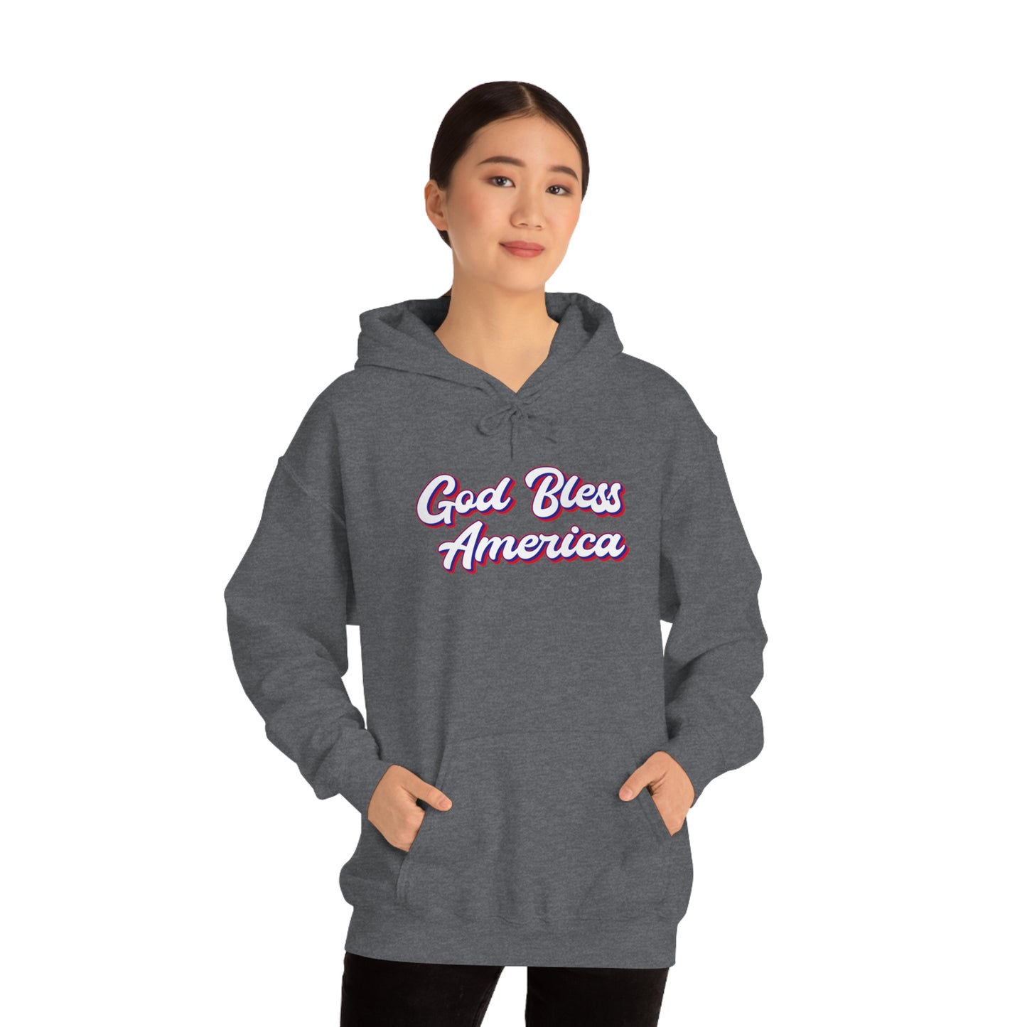 God Bless America - Unisex  Hooded Sweatshirt