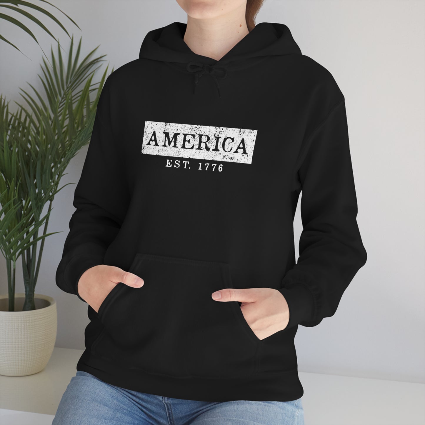 America EST 1776 - Unisex  Hooded Sweatshirt