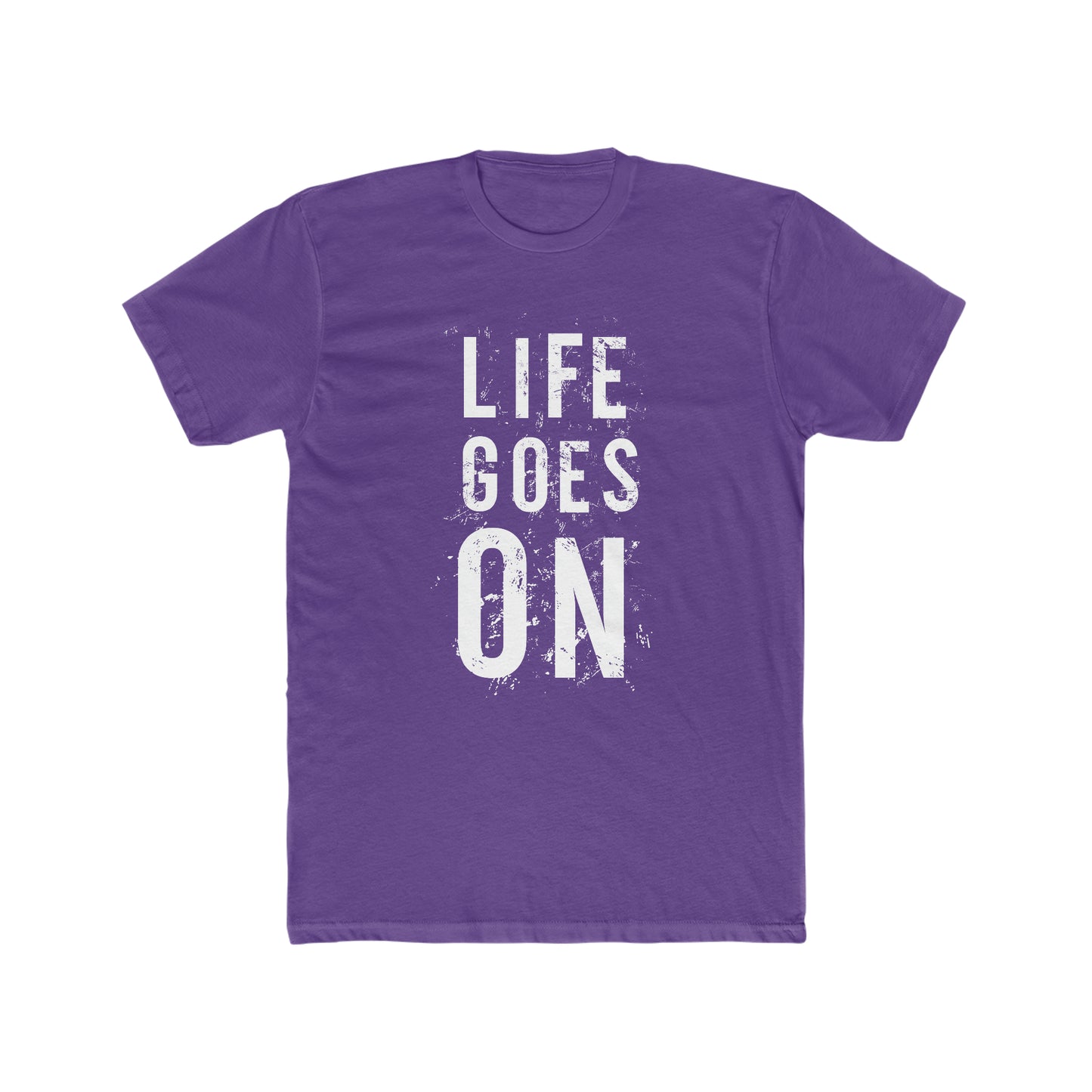 Life Goes On -  Men's Cotton Crew Tee