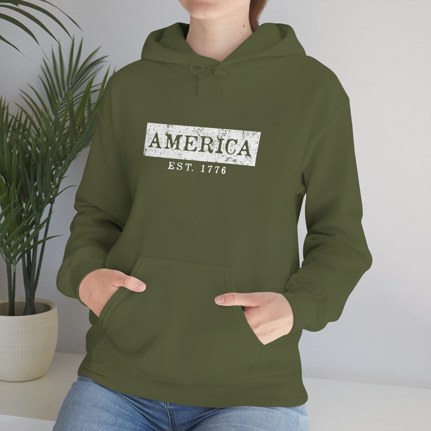 America EST 1776 - Unisex  Hooded Sweatshirt