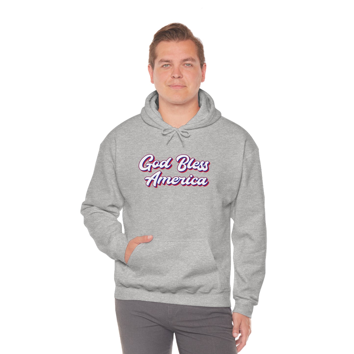 God Bless America - Unisex  Hooded Sweatshirt