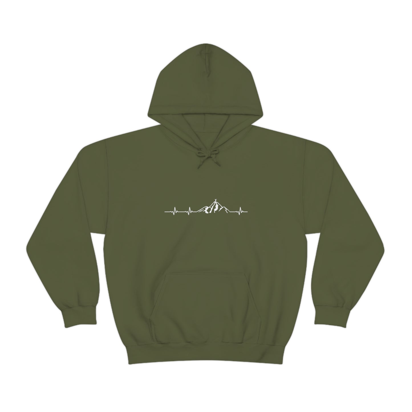 Mountain Heartbeat - Unisex  Hooded Sweatshirt