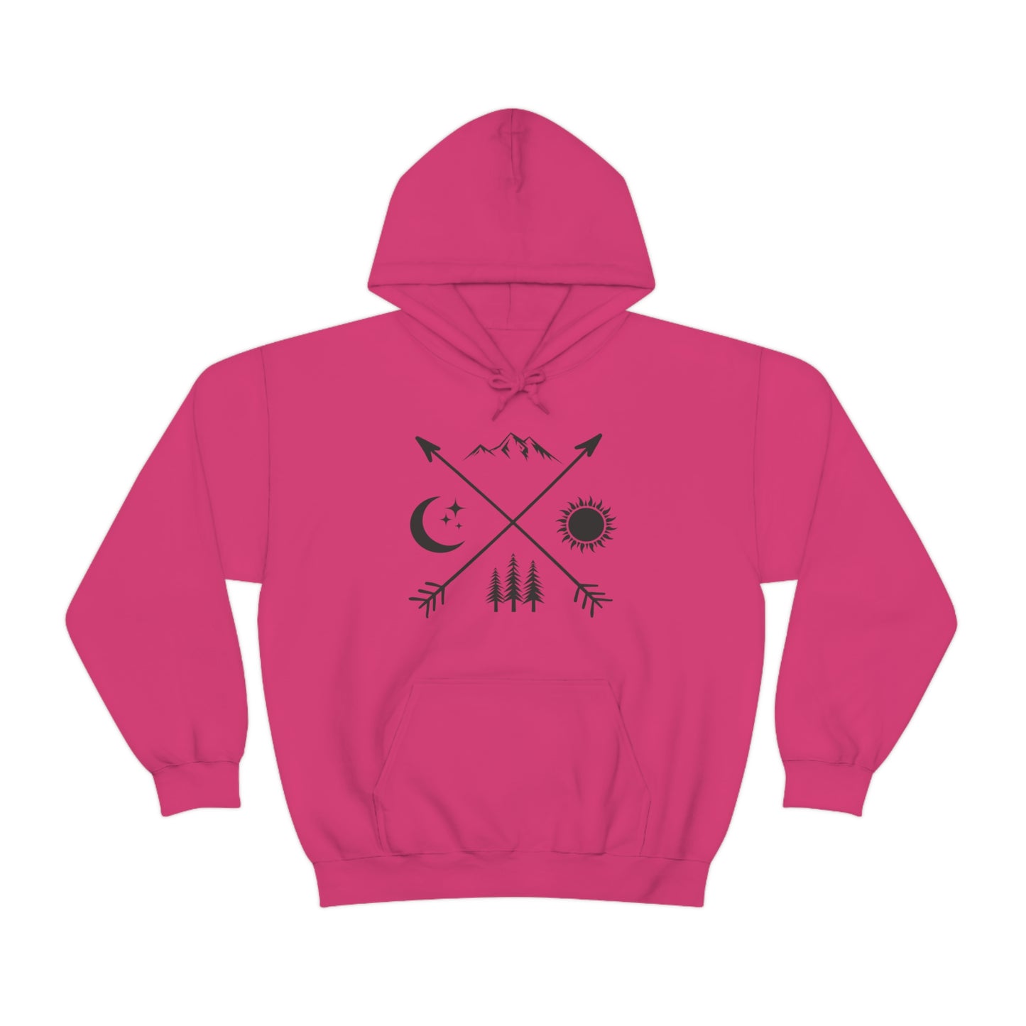 Outdoor Symbol - Unisex  Hooded Sweatshirt