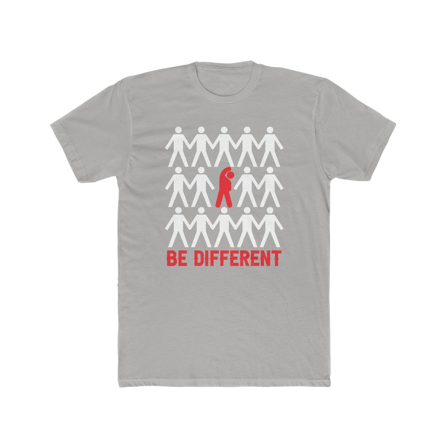 Be Different -  Men's Cotton Crew Tee