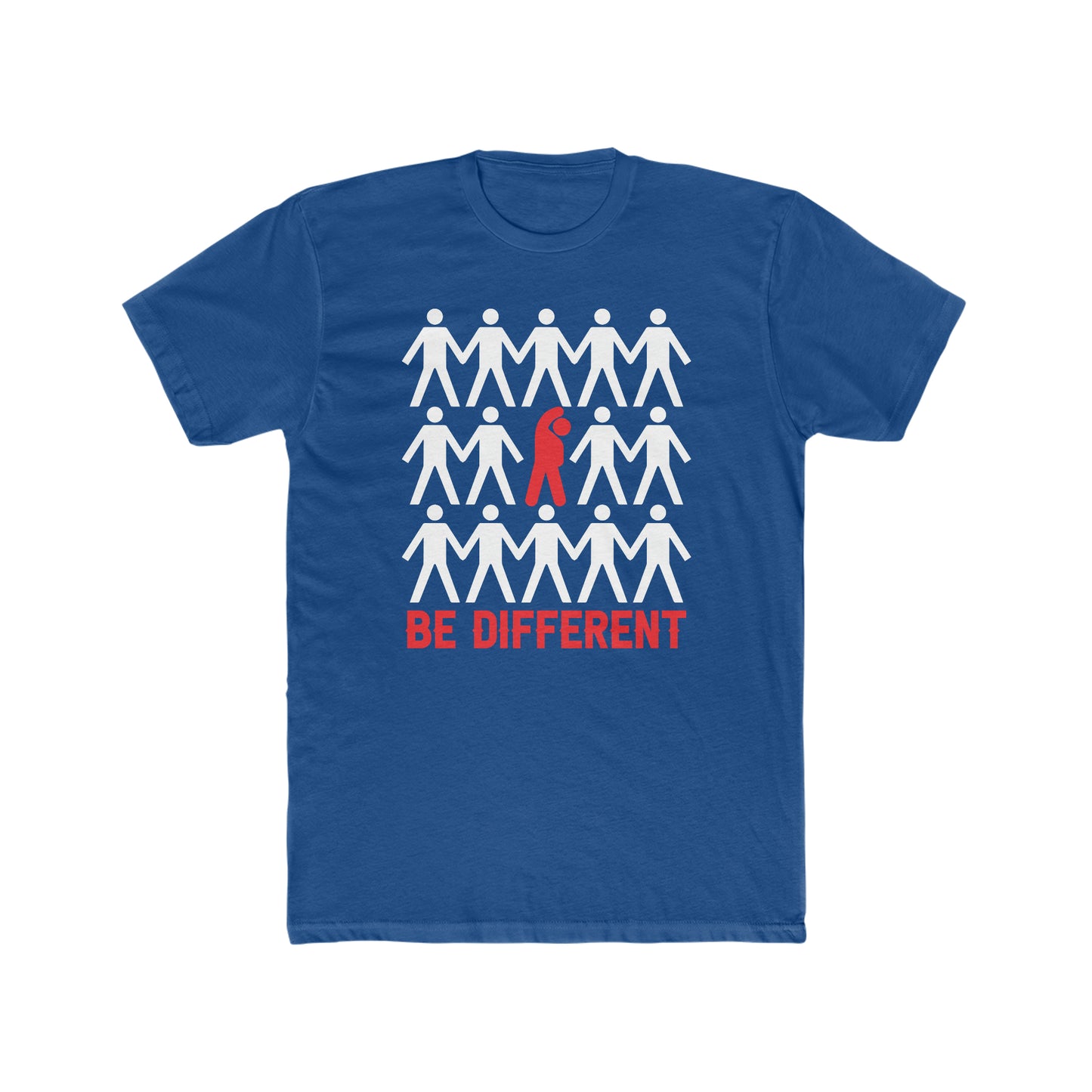 Be Different -  Men's Cotton Crew Tee