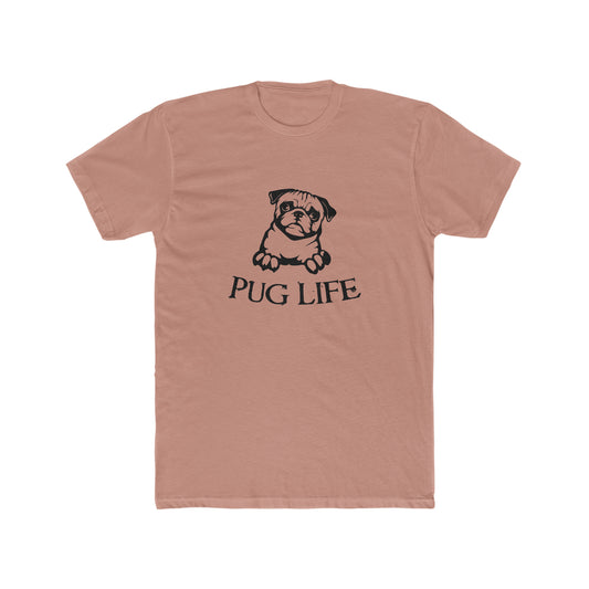 Pug Life-  Men's Cotton Crew Tee