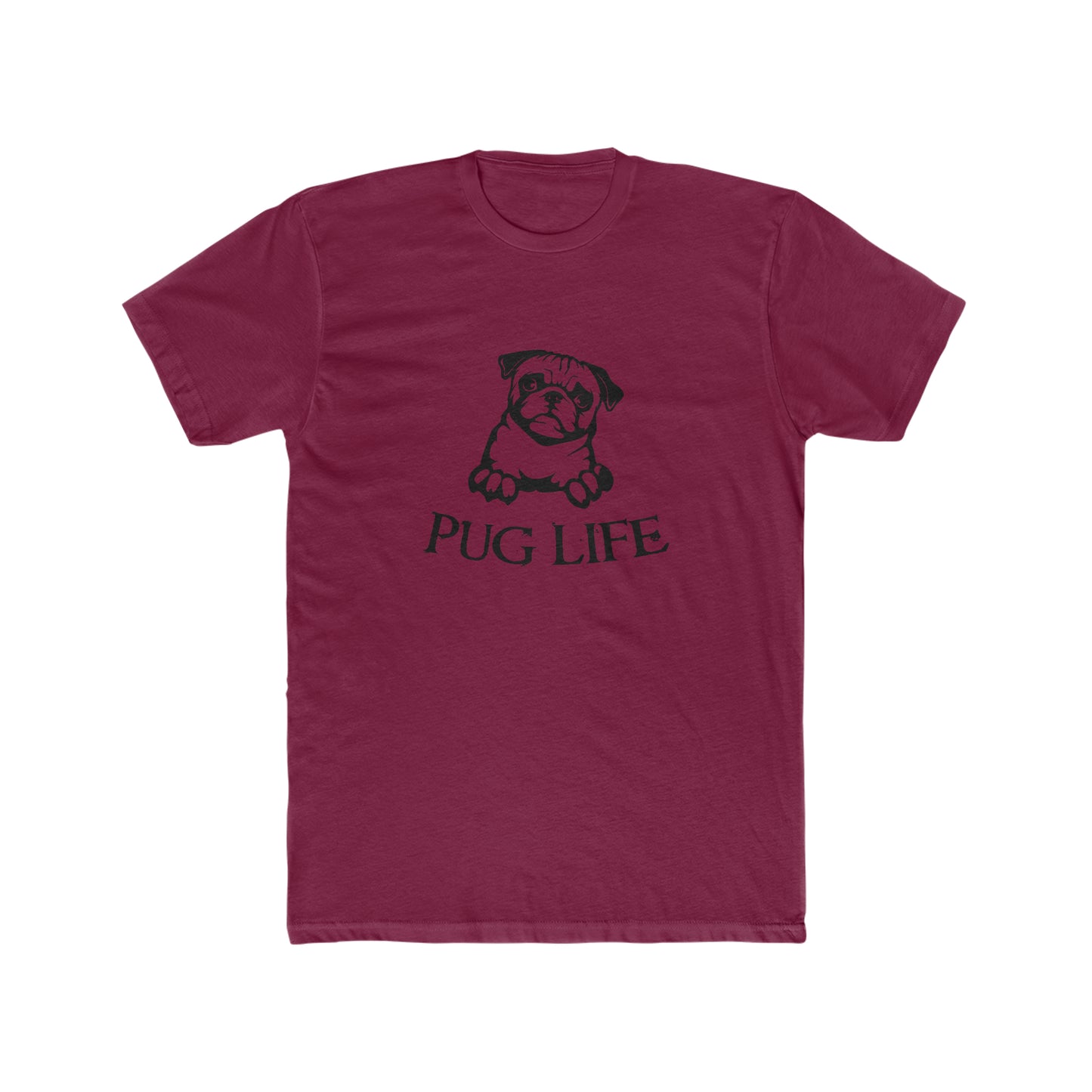 Pug Life-  Men's Cotton Crew Tee