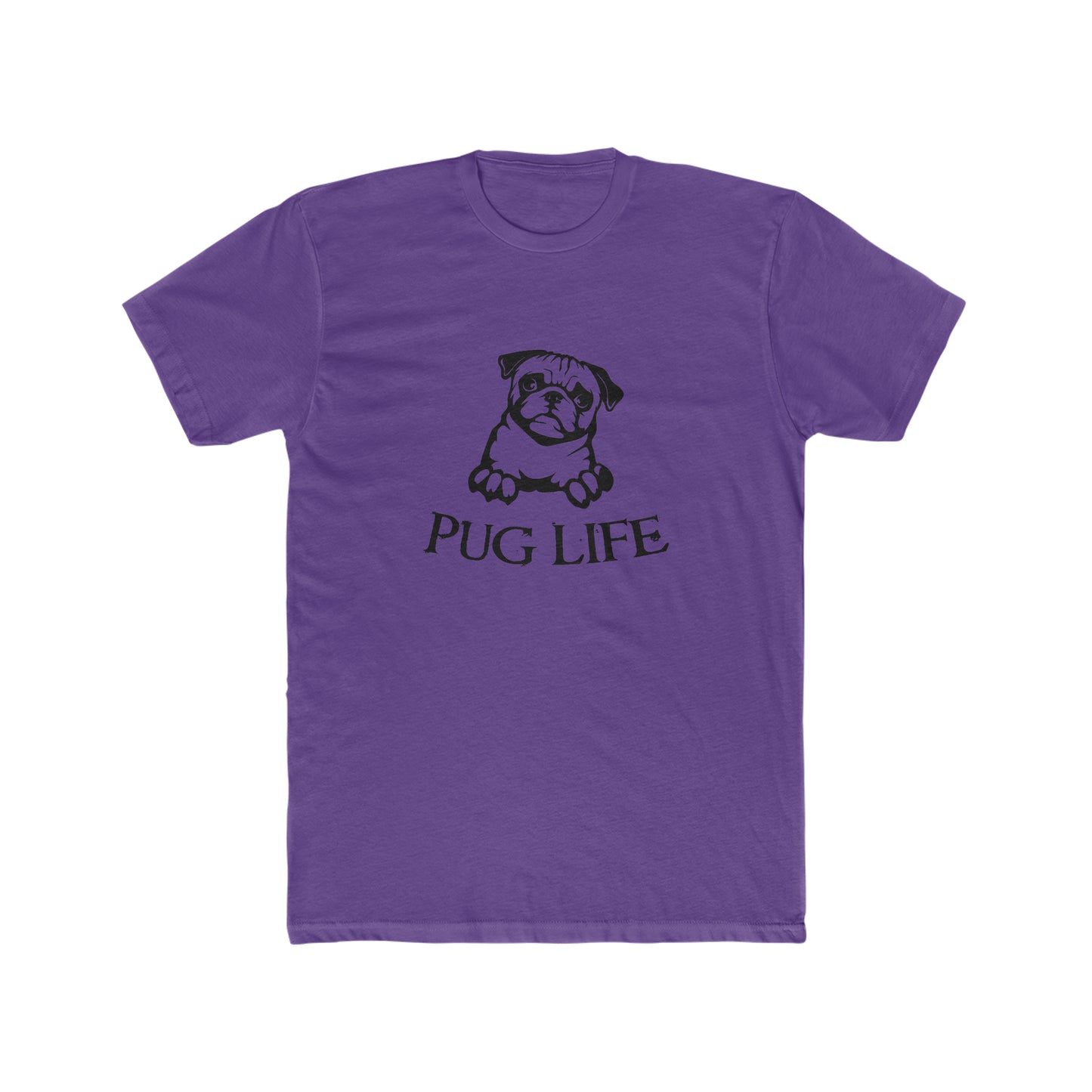 Pug Life-  Men's Cotton Crew Tee