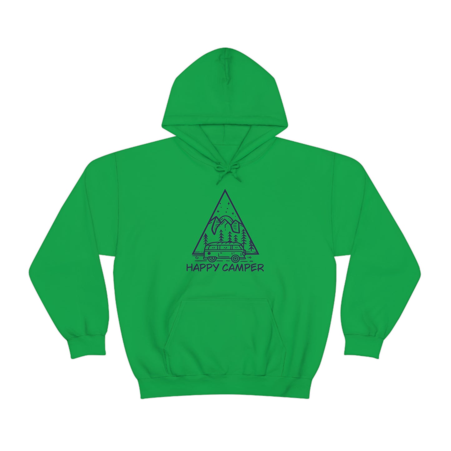 Happy Camper - Unisex  Hooded Sweatshirt