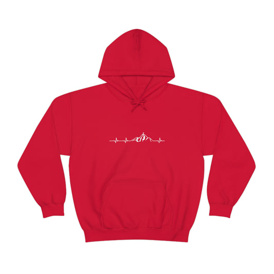 Mountain Heartbeat - Unisex  Hooded Sweatshirt