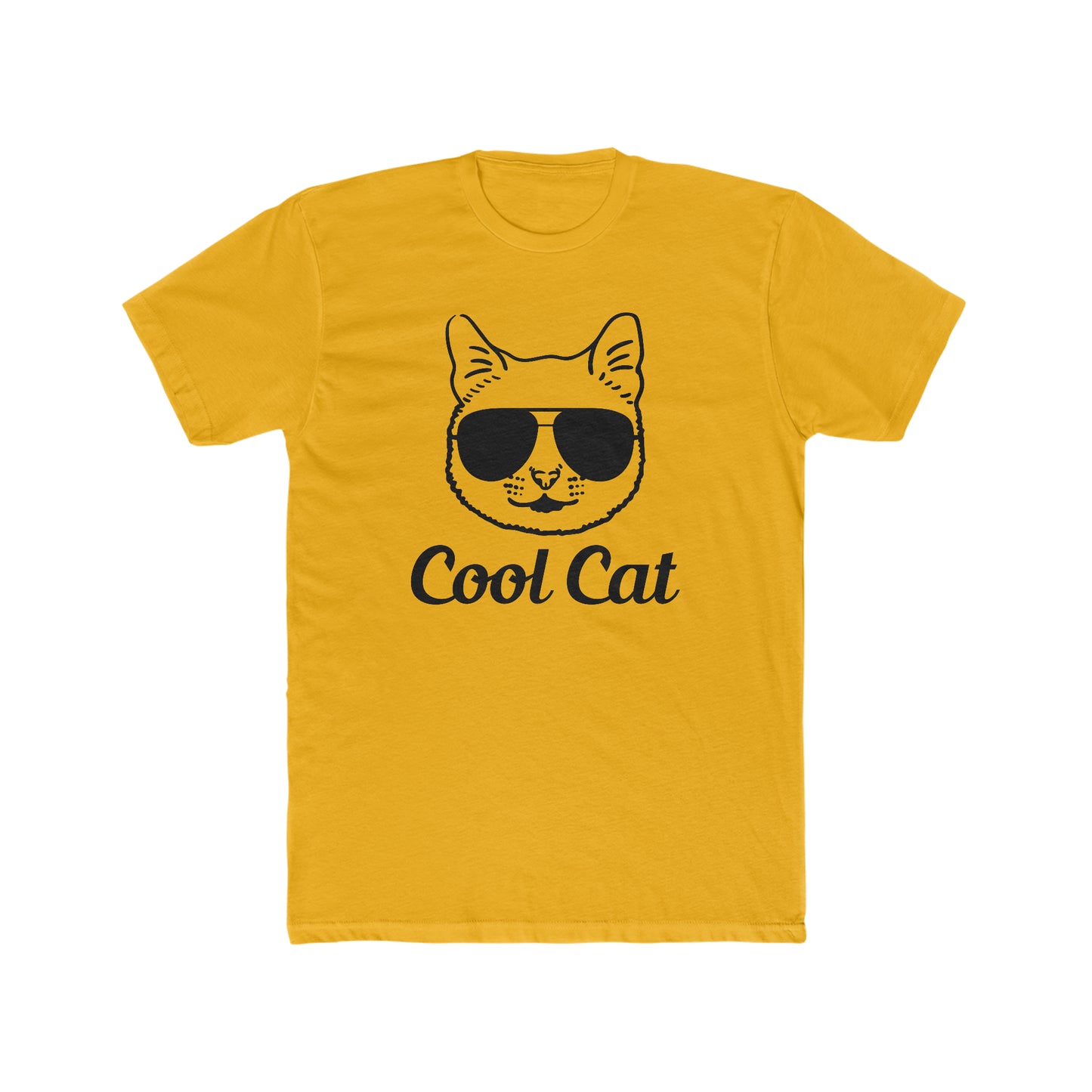 Cool Cat -  Men's Cotton Crew Tee