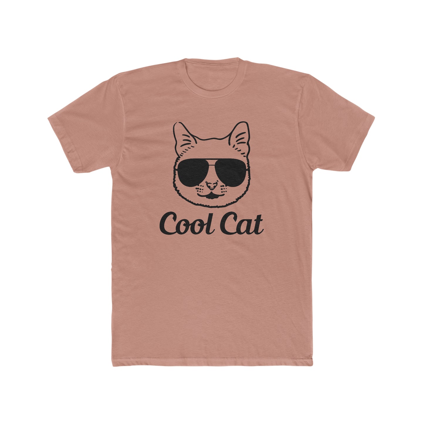 Cool Cat -  Men's Cotton Crew Tee