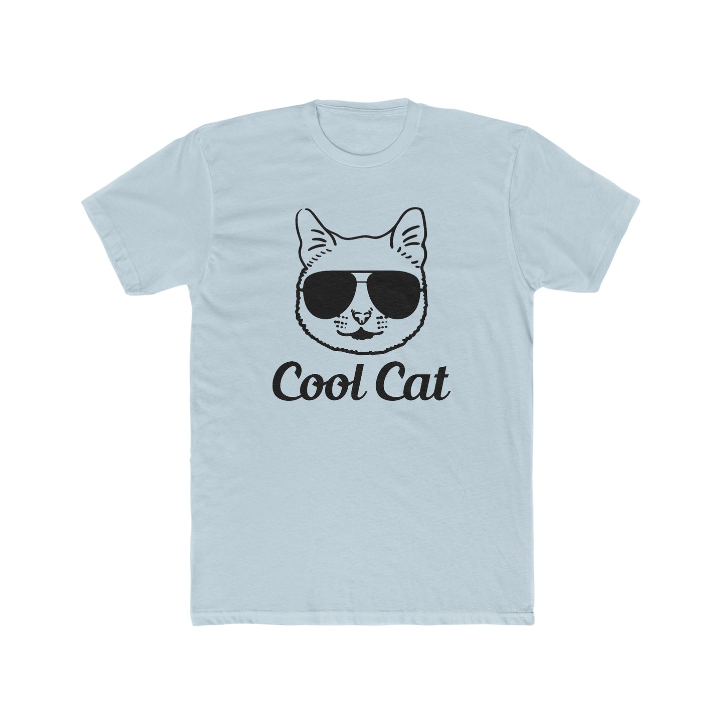 Cool Cat -  Men's Cotton Crew Tee