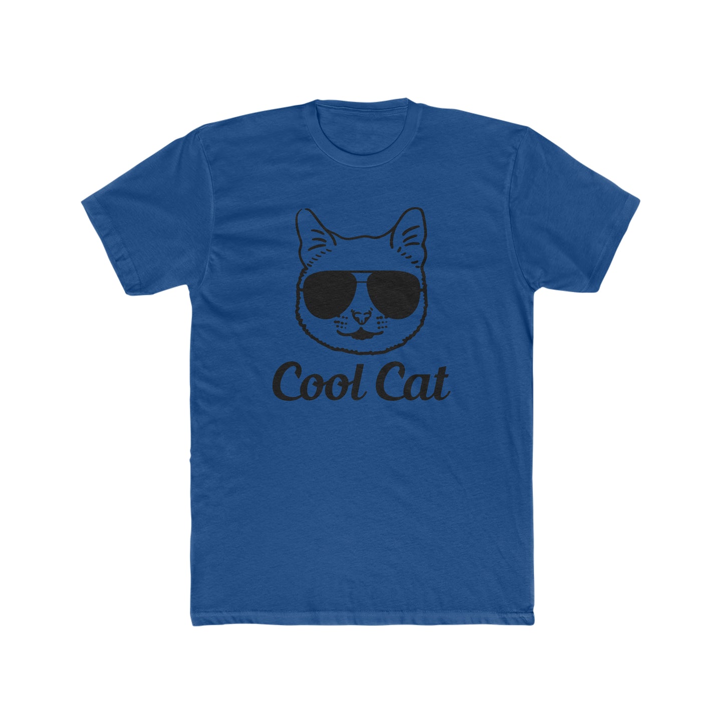 Cool Cat -  Men's Cotton Crew Tee