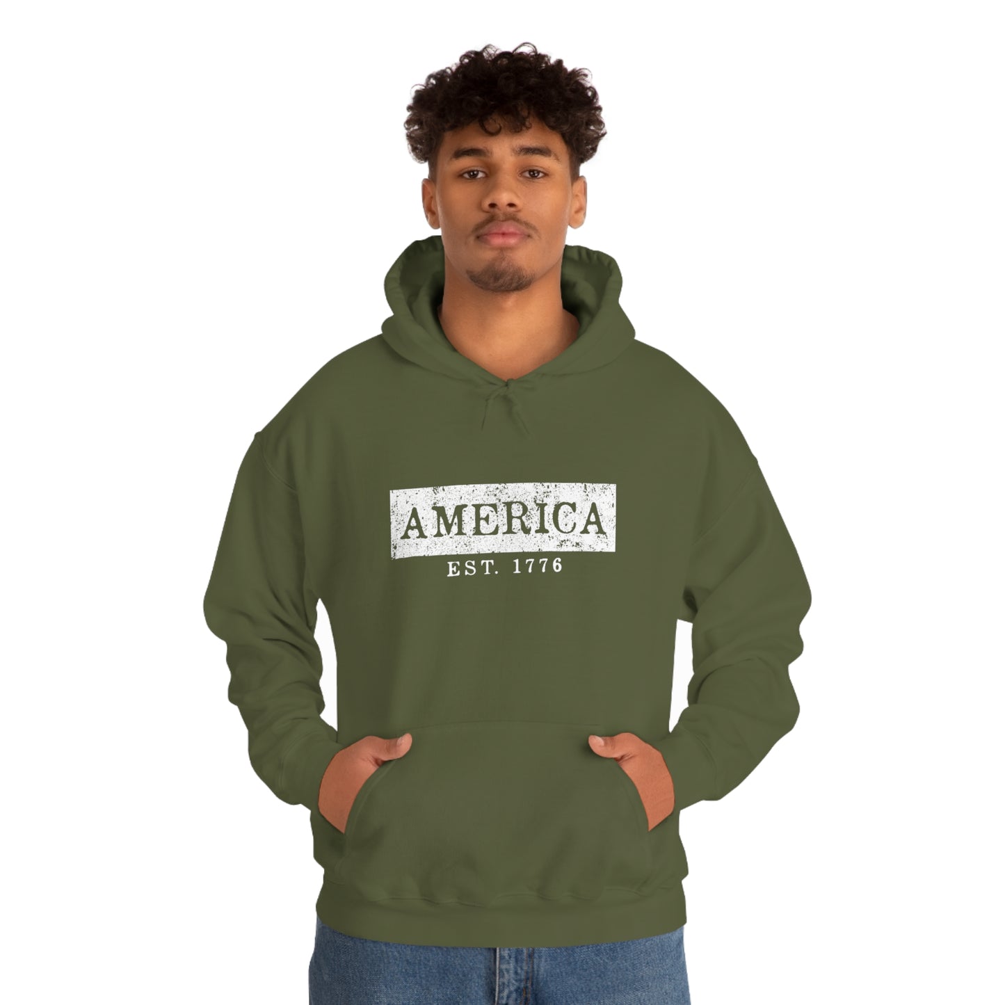 America EST 1776 - Unisex  Hooded Sweatshirt