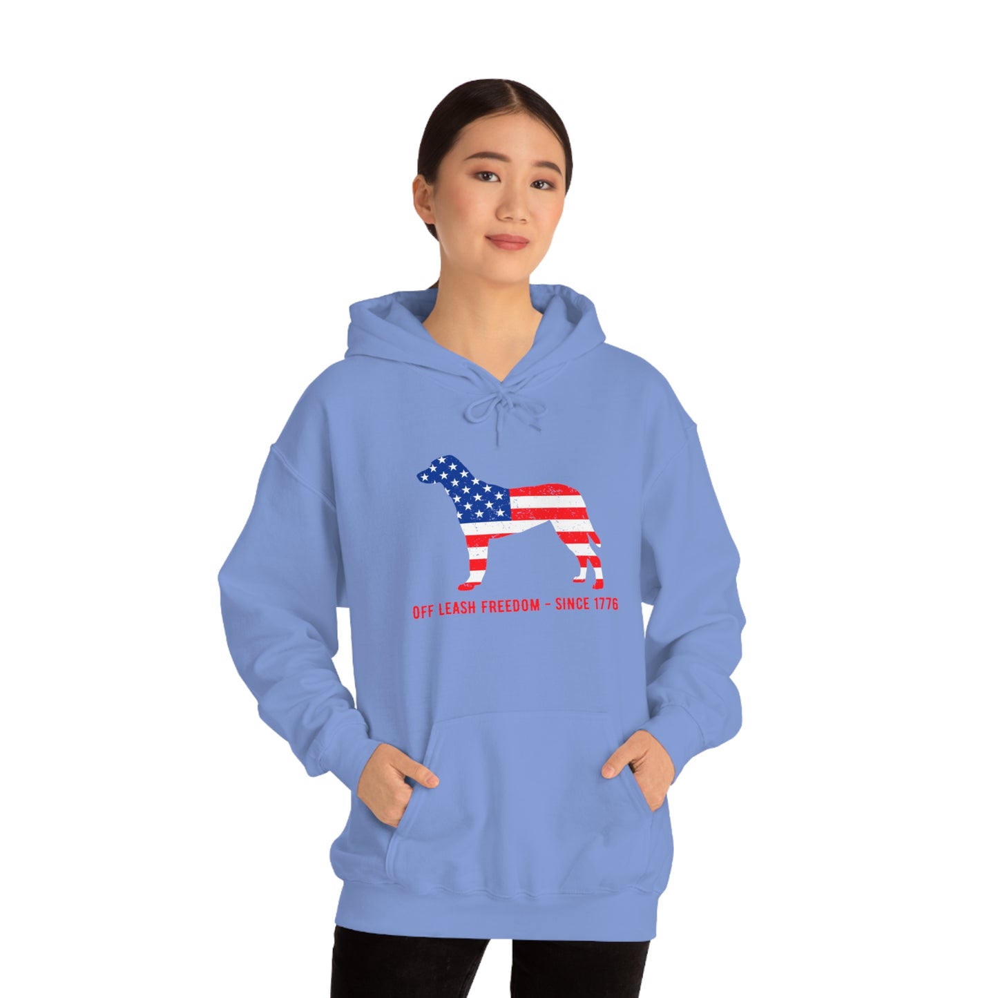 Off Leash Freedom - Unisex  Hooded Sweatshirt