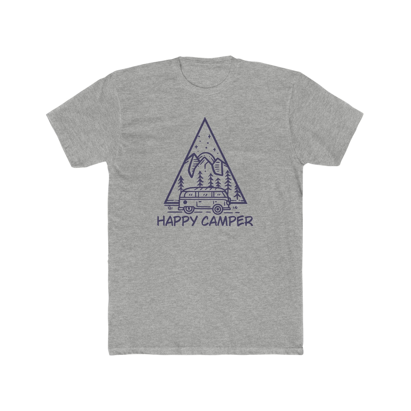 Happy Camper -  Men's Cotton Crew Tee