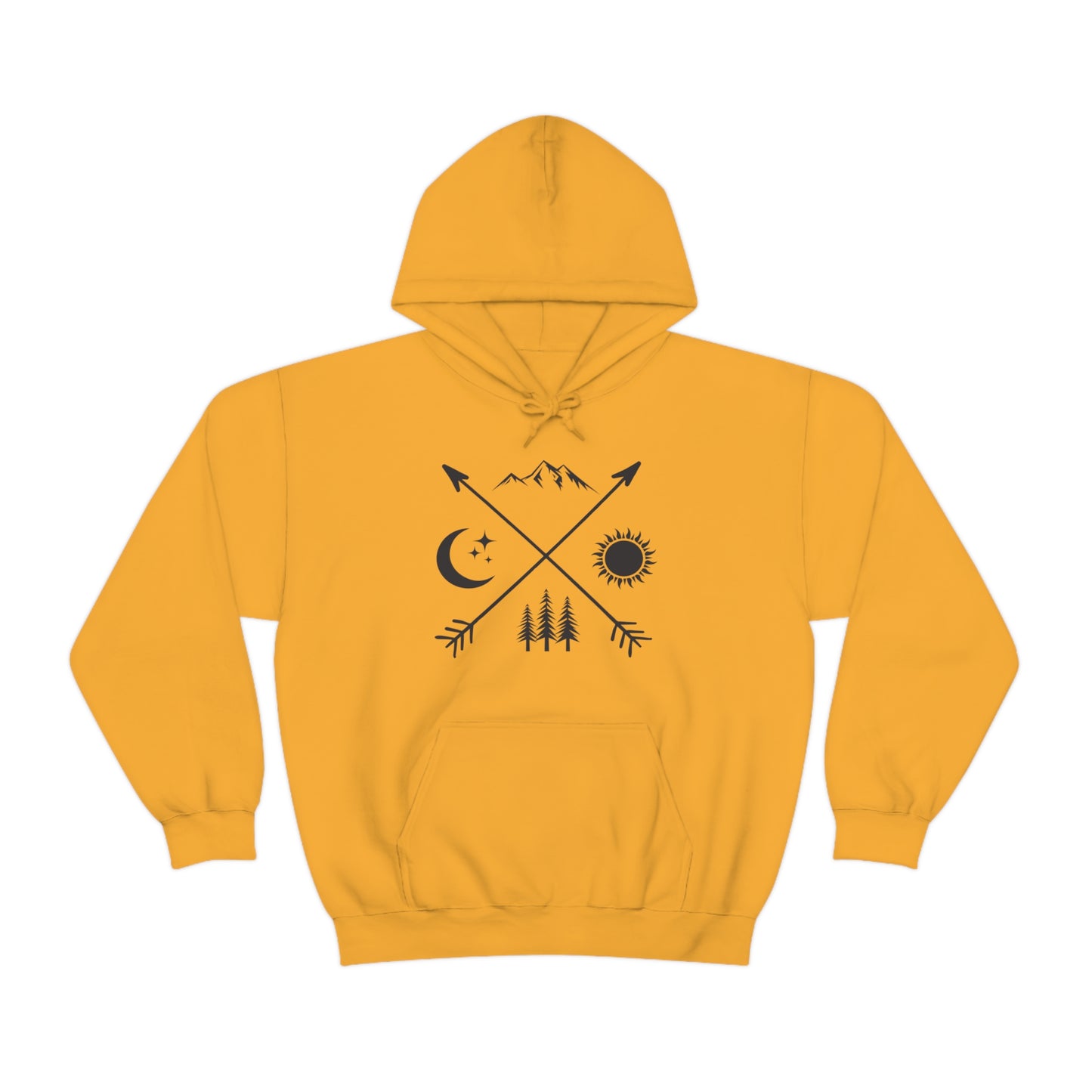 Outdoor Symbol - Unisex  Hooded Sweatshirt