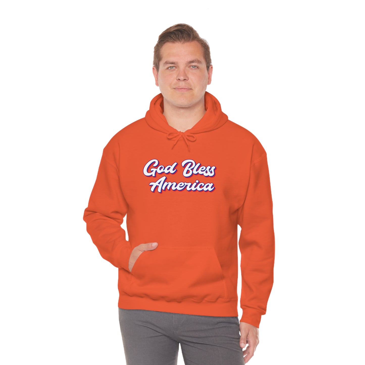 God Bless America - Unisex  Hooded Sweatshirt