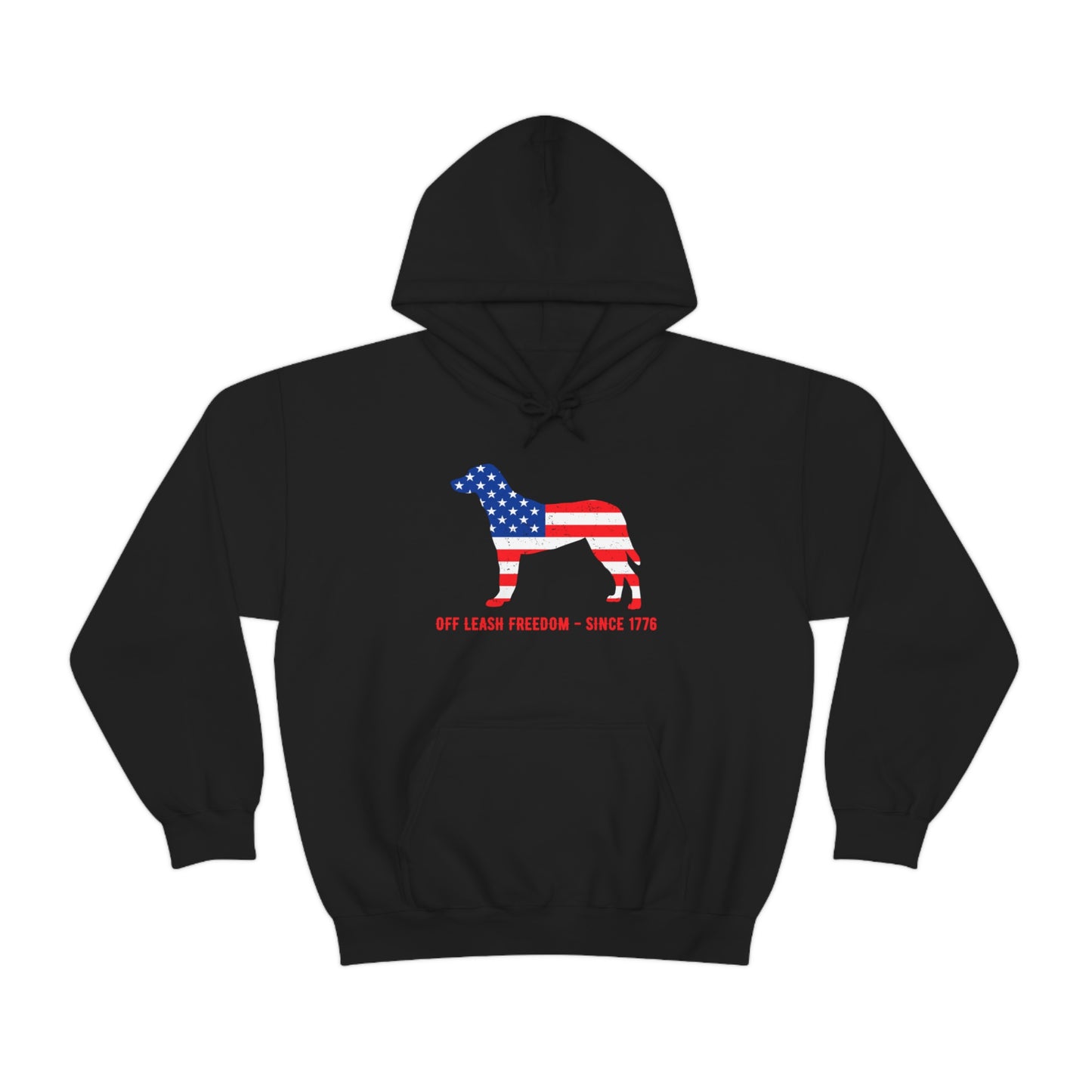 Off Leash Freedom - Unisex  Hooded Sweatshirt