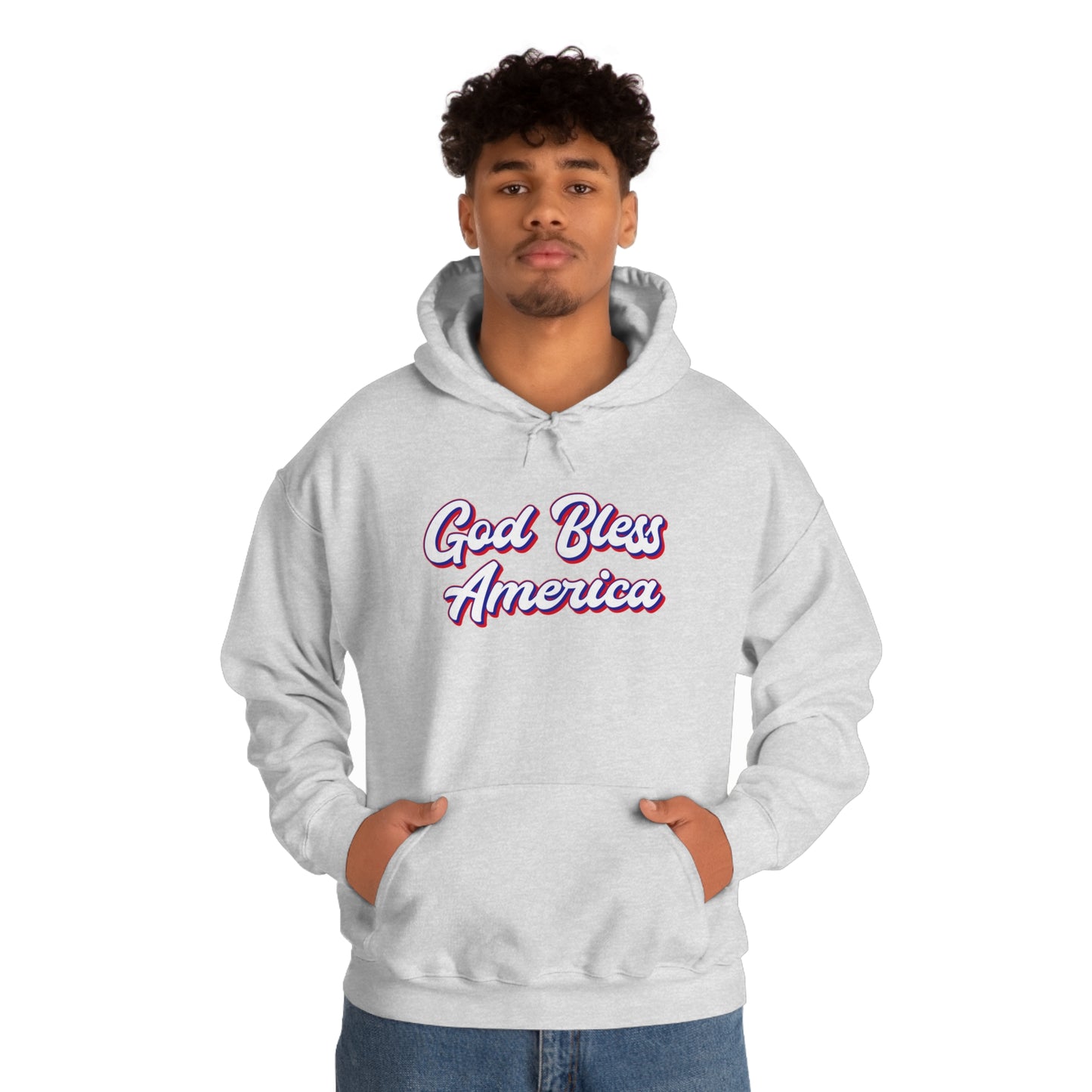 God Bless America - Unisex  Hooded Sweatshirt