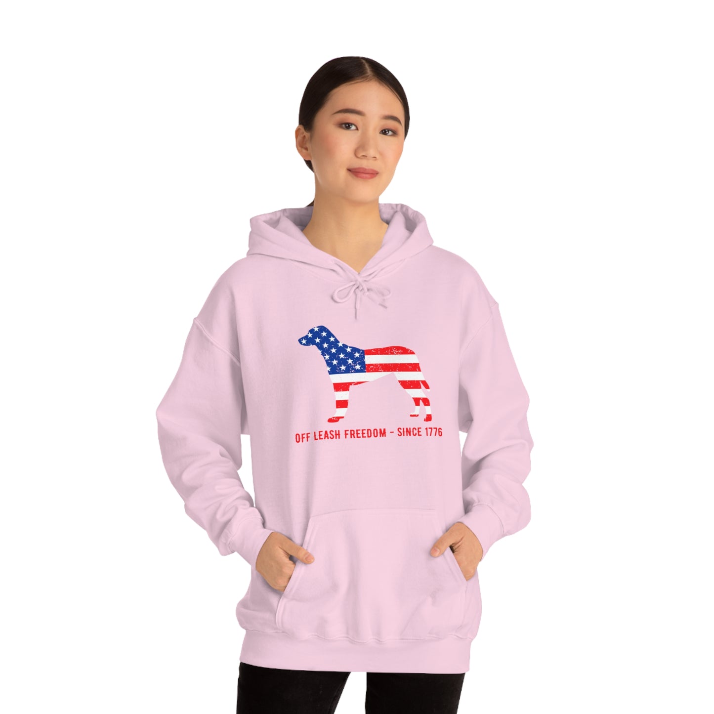 Off Leash Freedom - Unisex  Hooded Sweatshirt