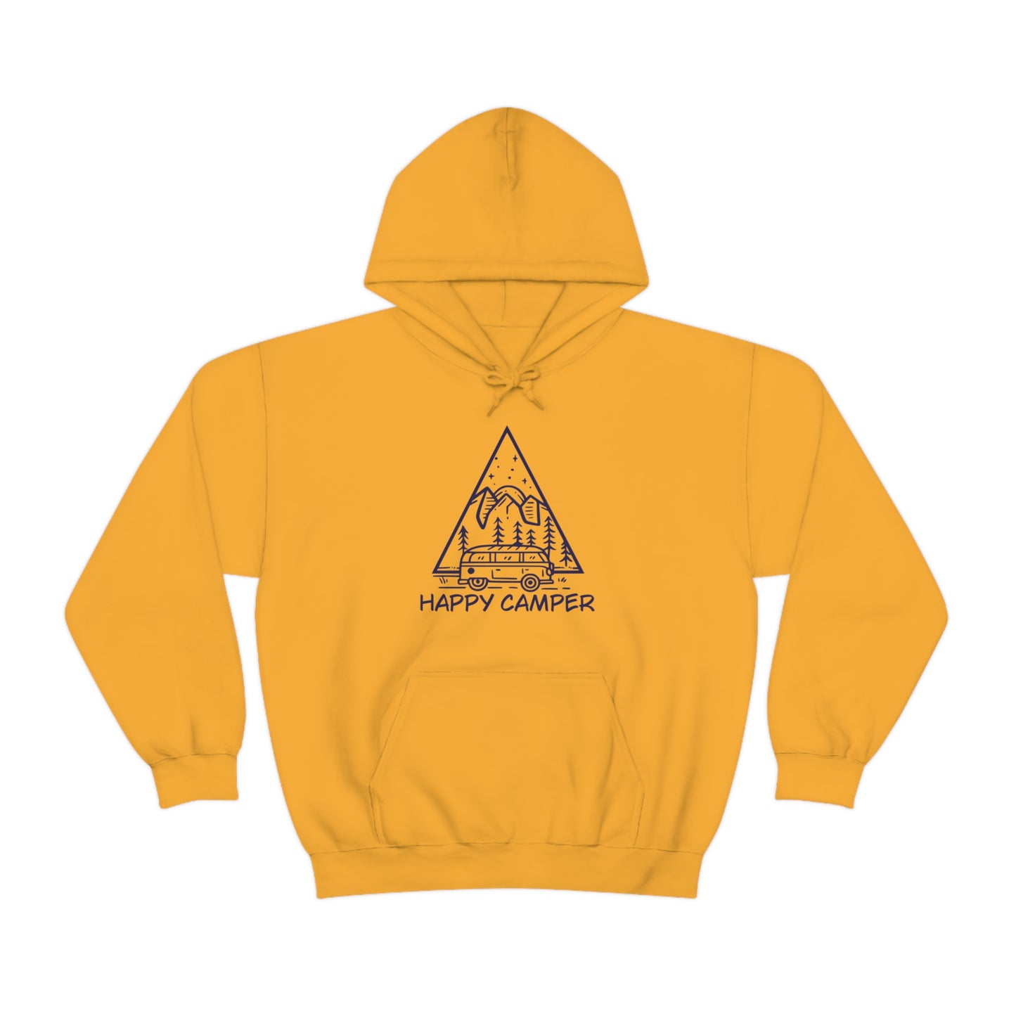 Happy Camper - Unisex  Hooded Sweatshirt