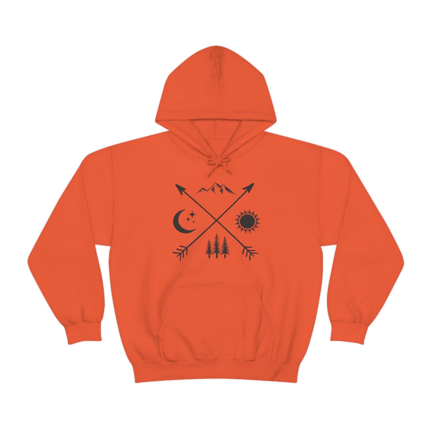 Outdoor Symbol - Unisex  Hooded Sweatshirt