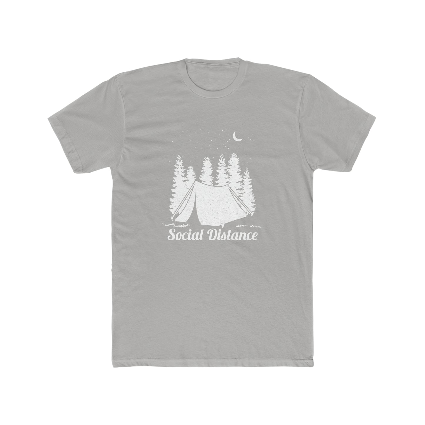 Social Distance -  Men's Cotton Crew Tee