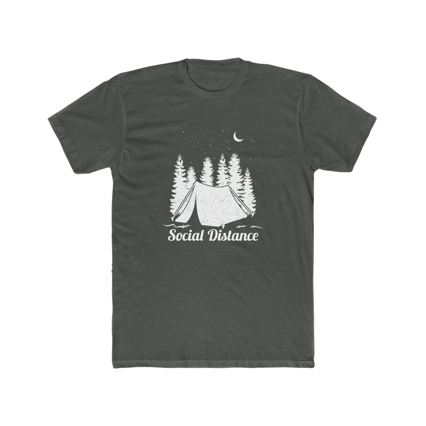 Social Distance -  Men's Cotton Crew Tee